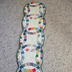 Colorful Patchwork Quilt Runner